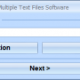 Sybase iAnywhere Import Multiple Text Files Software 7.0 screenshot
