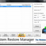 System Restore Manager 2.0 screenshot