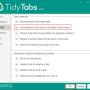 TidyTabs 1.22.2 screenshot