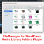 VeryUtils FileManager for WordPress Media Library Folders 2.7 screenshot