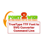 VeryUtils TTF to SVG Command Line 2.7 screenshot