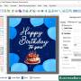 Windows Birthday Card Printing Software 12.7 screenshot
