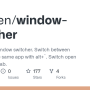 Windows Switcher 1.14.0 screenshot