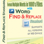Word Find and Replace Standard 4.6.6.25 screenshot